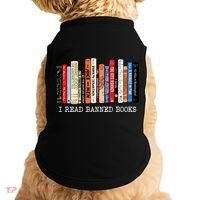 I Read Banned Books Week Librarian Freadom Reader Nerd Gift Doggie Tank thumb 0