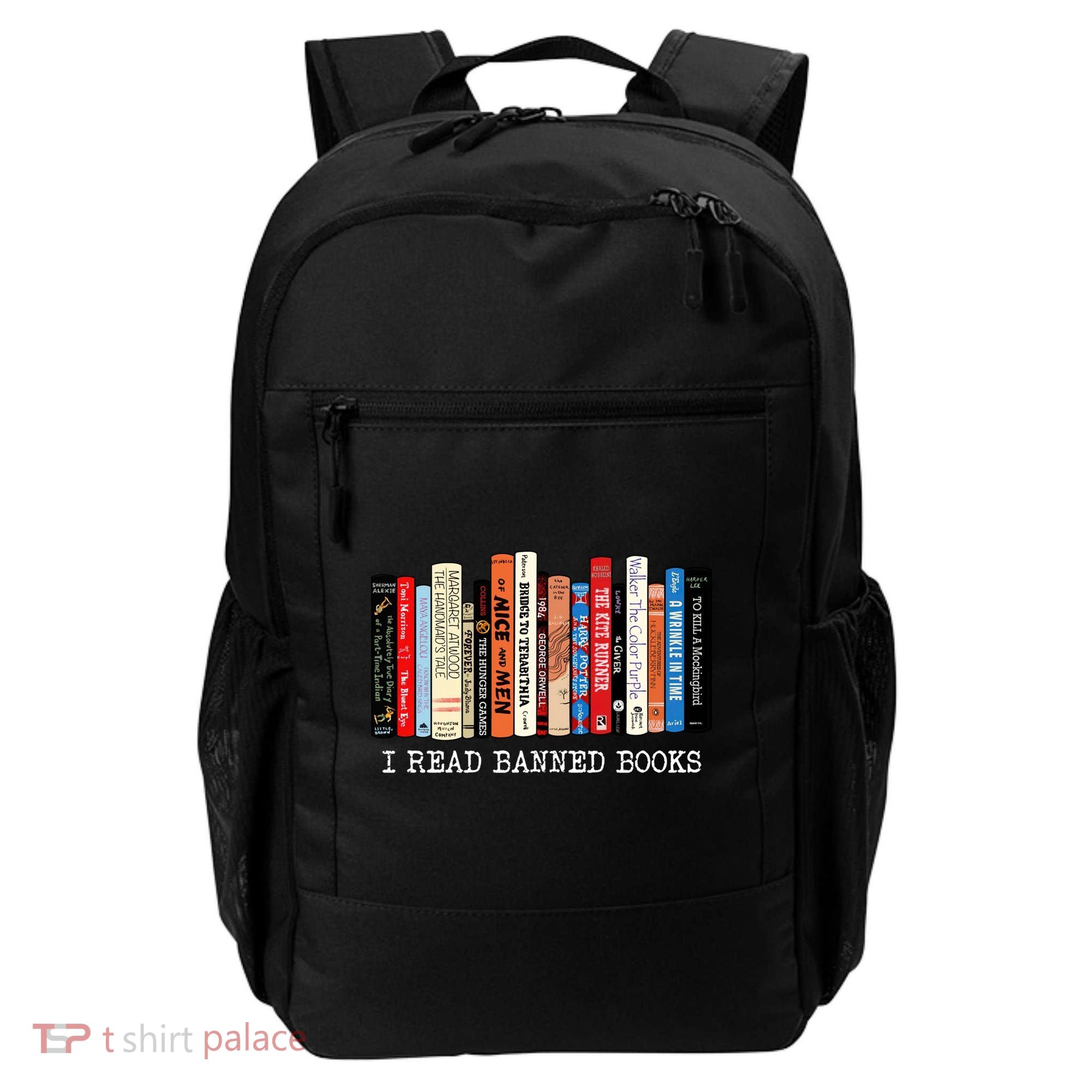 I Read Banned Books Week Librarian Freadom Reader Nerd Gift Backpack