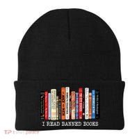 I Read Banned Books Week Librarian Freadom Reader Nerd Gift Beanie thumb 0