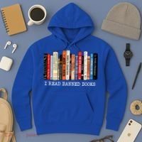 I Read Banned Books Week Librarian Freadom Reader Nerd Gift Hoodie thumb 3