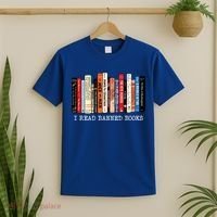 I Read Banned Books Week Librarian Freadom Reader Nerd Gift T-Shirt thumb 2