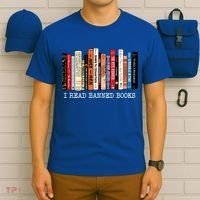 I Read Banned Books Week Librarian Freadom Reader Nerd Gift T-Shirt thumb 6