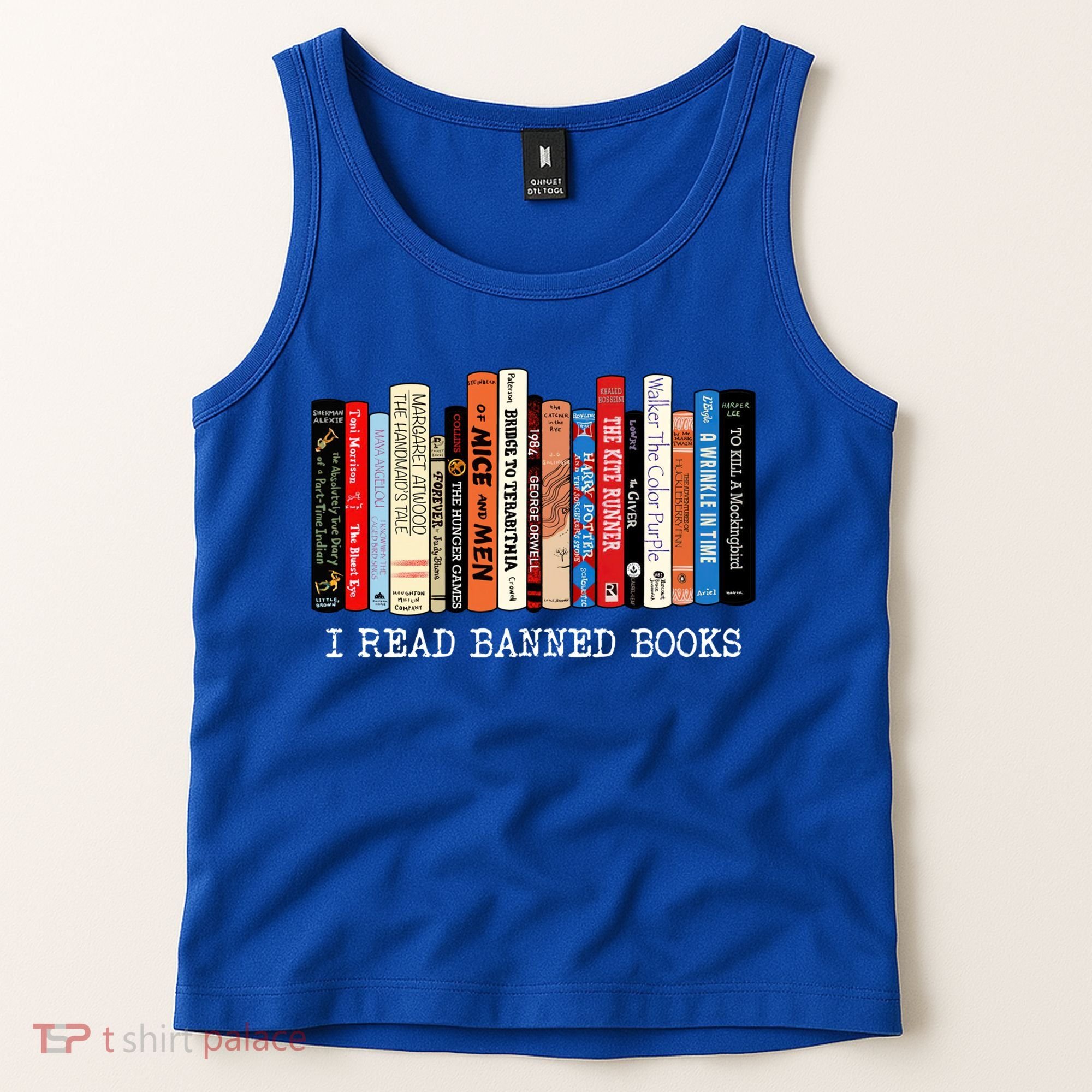 I Read Banned Books Week Librarian Freadom Reader Nerd Gift Tank Top