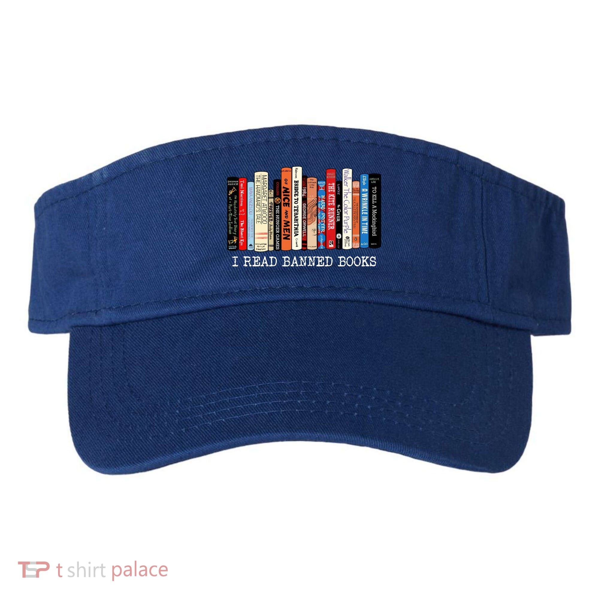 I Read Banned Books Week Librarian Freadom Reader Nerd Gift Visor