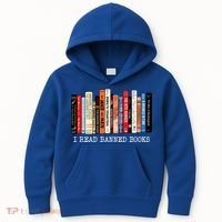 I Read Banned Books Week Librarian Freadom Reader Nerd Gift Kids Hoodie thumb 0