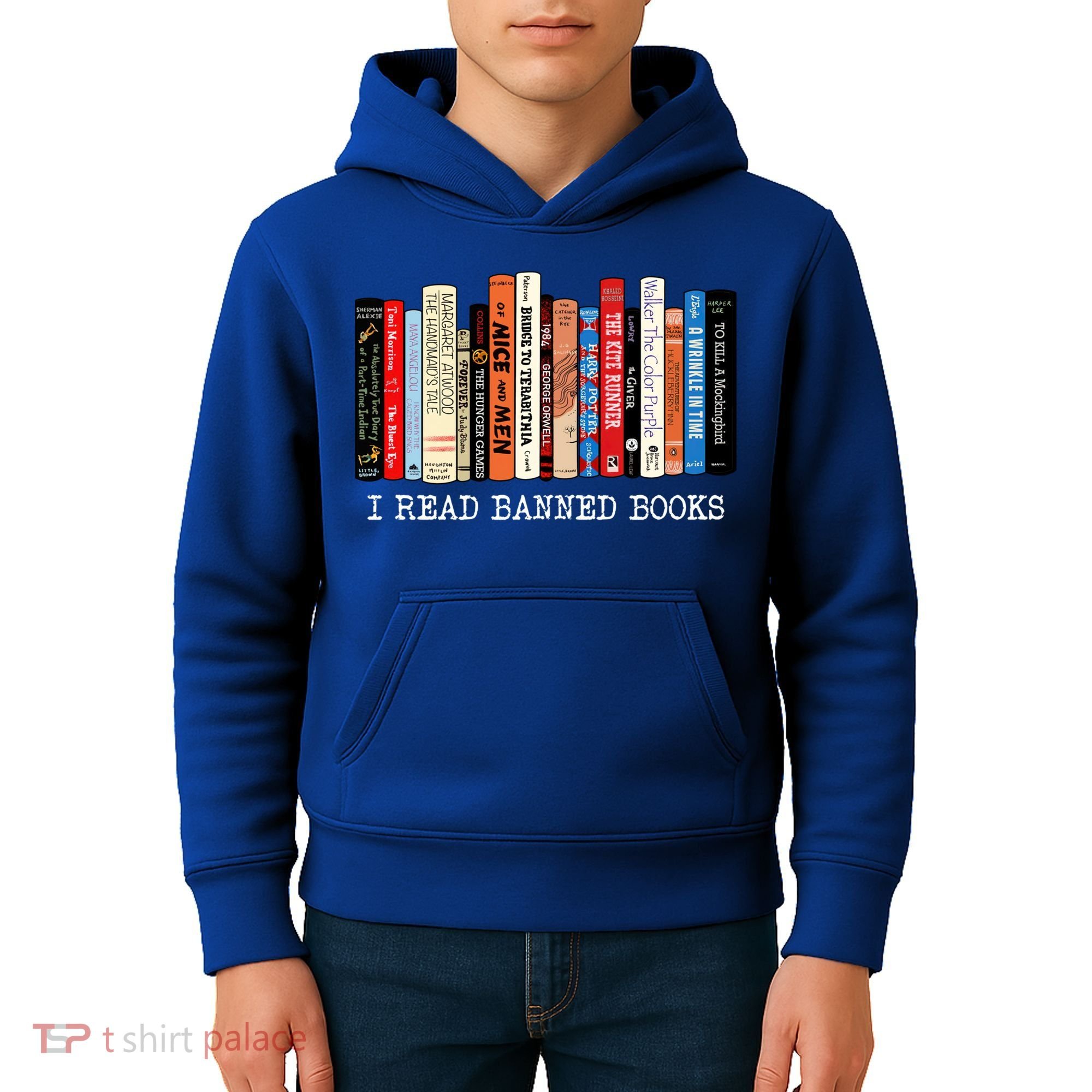 I Read Banned Books Week Librarian Freadom Reader Nerd Gift Kids Hoodie