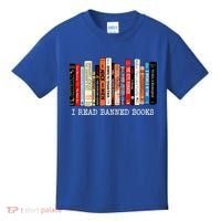 I Read Banned Books Week Librarian Freadom Reader Nerd Gift Kids T-Shirt thumb 0