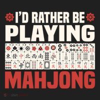 Id Rather Be Playing Mahjong Mahjong Great Gift Women's Sweatshirt thumb 2