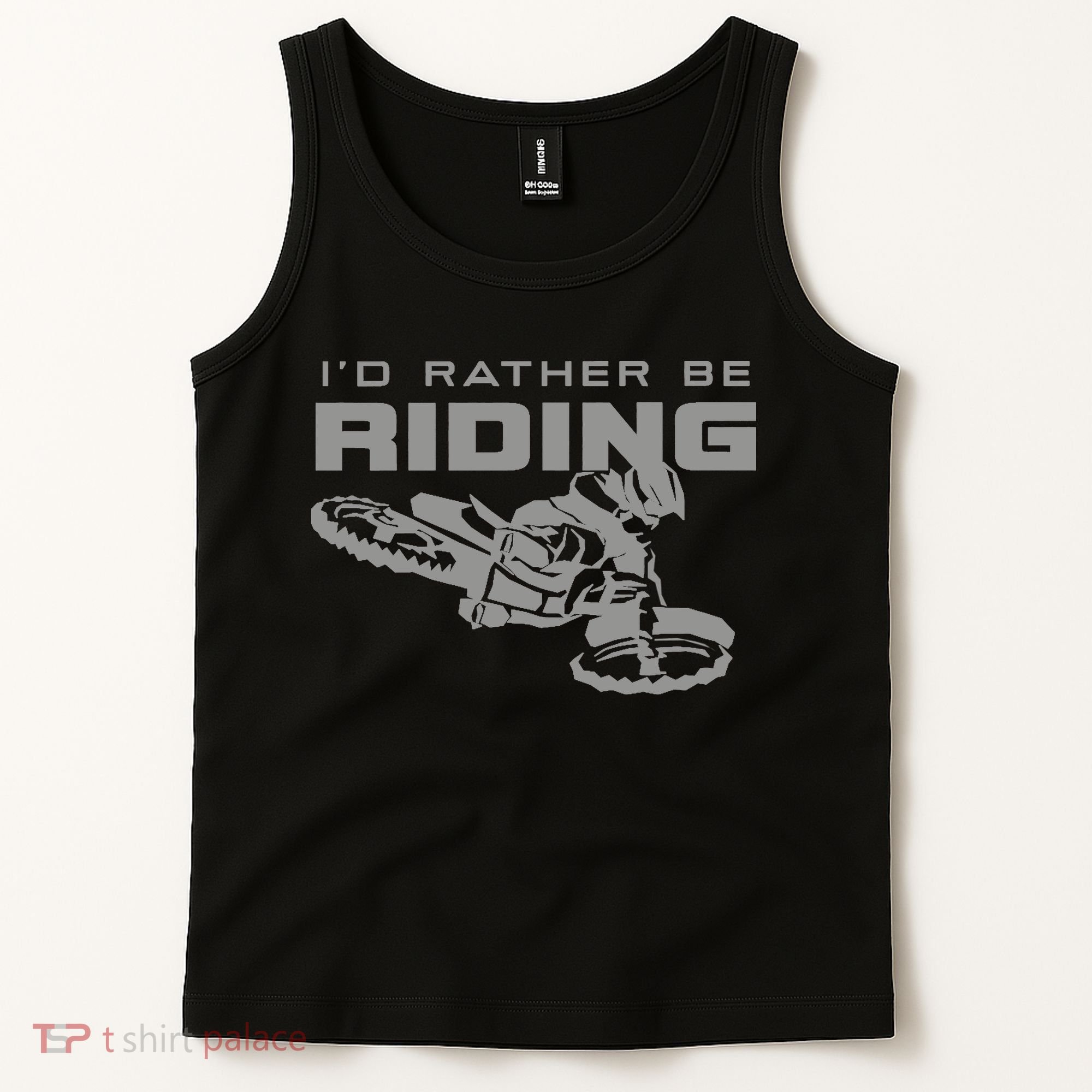 I'd Rather Be Riding Motocross Dirt Bike Motocross Premium Tank Top