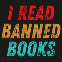 I Read Banned Books Im With The Banned Vintage Retro T-Shirt thumb 7