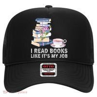 I Read Books Like Its My Job School Librarian Book Lover Hat thumb 0