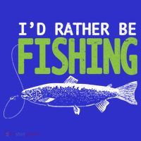 I'd Rather Be Fishing Funny Gift Cute Gift Trout And Salmon Fishing Lovers Women's Tank Top thumb 5