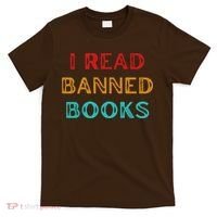 I Read Banned Books Im With The Banned Vintage Retro T-Shirt thumb 0