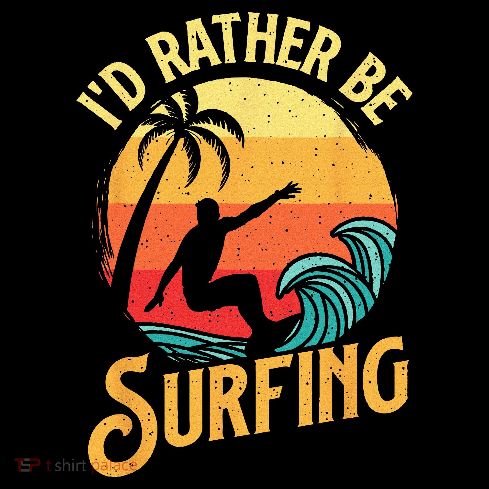 I'd Rather Be Surfing Beach Surfing Surfingboard Surfboard Baby Bodysuit