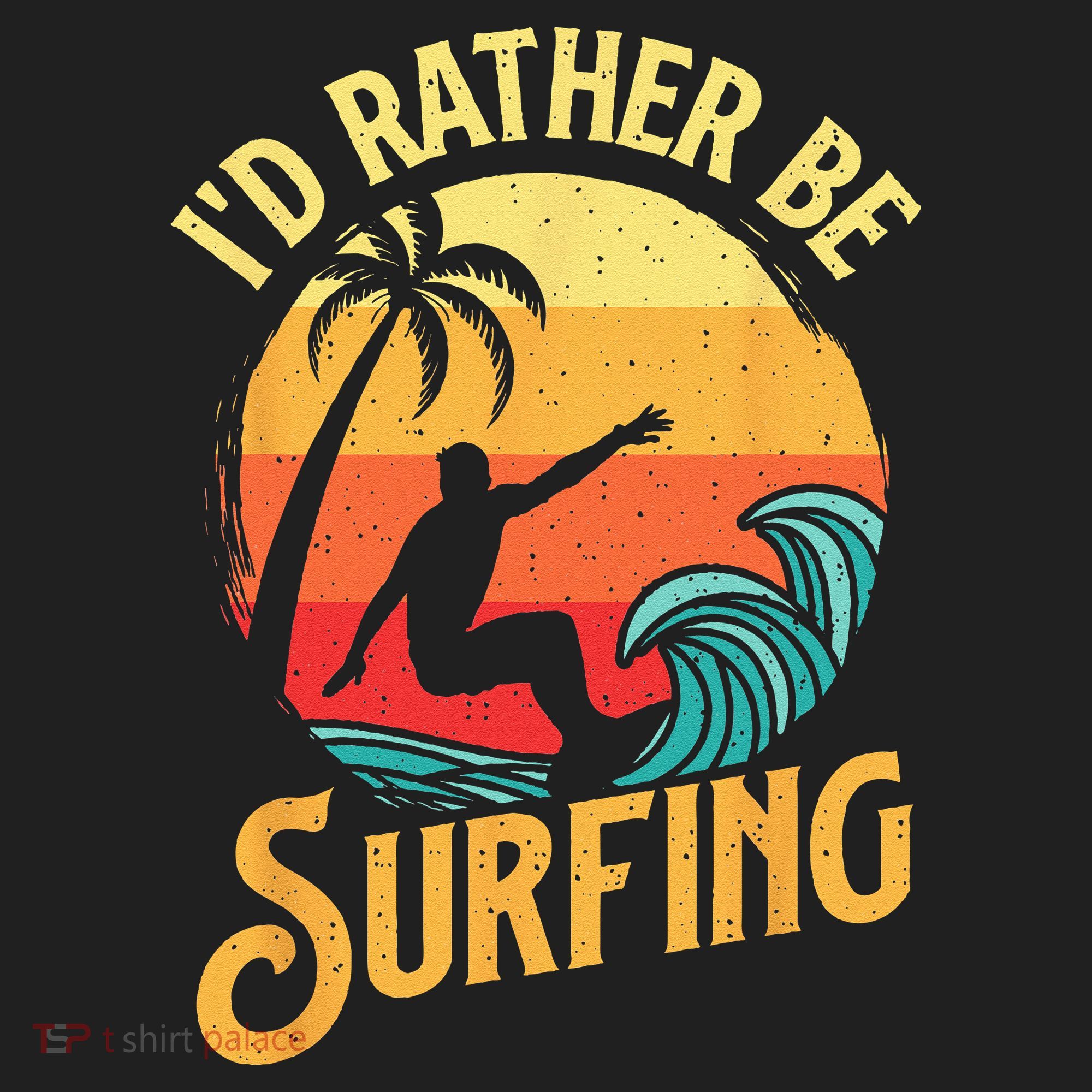 I'd Rather Be Surfing Beach Surfing Surfingboard Surfboard Hat