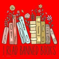 I Read Banned Books Santa Hat thumb 1