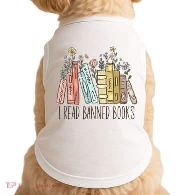 I Read Banned Books Doggie Tank