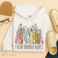 I Read Banned Books Hoodie thumb 4