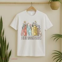 I Read Banned Books T-Shirt thumb 2