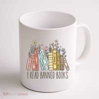 I Read Banned Books Coffee Mug thumb 1