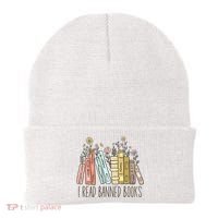 I Read Banned Books Beanie thumb 0