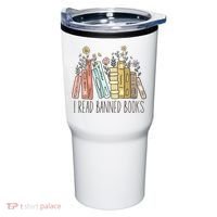 I Read Banned Books Tumbler thumb 0
