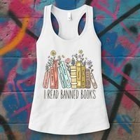 I Read Banned Books Women's Tank Top thumb 3