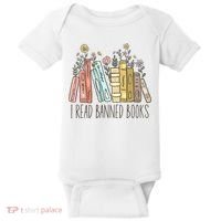 I Read Banned Books Baby Bodysuit thumb 0