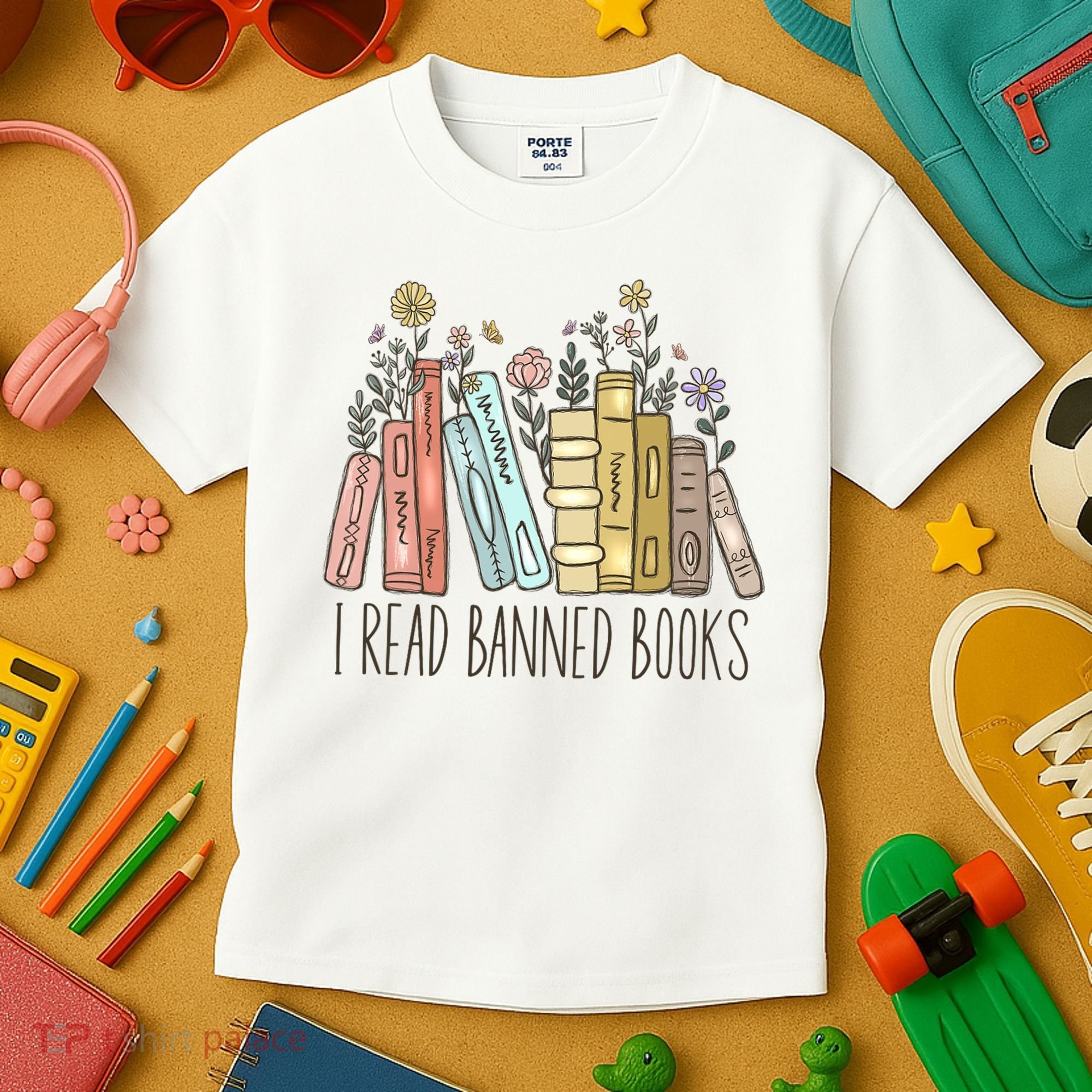 I Read Banned Books Kids T-Shirt