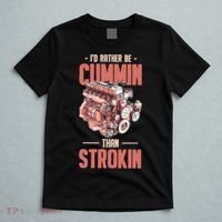 I'd Rather Be Cummin Than Strokin T-Shirt thumb 5