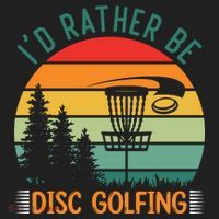 I'd Rather Be Disc Golfing Discs Funny Disc Golfer Women's Sweatshirt thumb 2