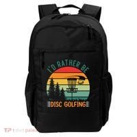 I'd Rather Be Disc Golfing Discs Funny Disc Golfer Backpack thumb 0