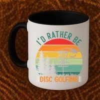 I'd Rather Be Disc Golfing Discs Funny Disc Golfer Coffee Mug thumb 2