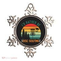 I'd Rather Be Disc Golfing Discs Funny Disc Golfer Ornament thumb 0