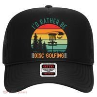 I'd Rather Be Disc Golfing Discs Funny Disc Golfer Hat thumb 0