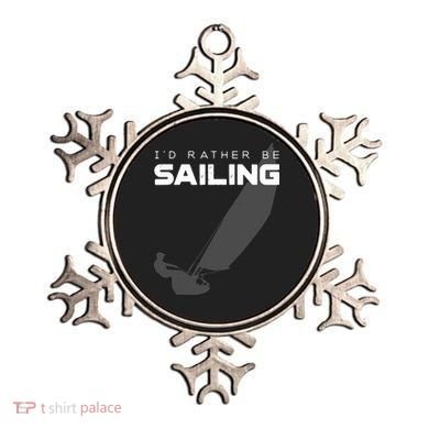 I'd Rather Be Sailing Vintage Sailing Ornament