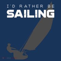 I'd Rather Be Sailing Vintage Sailing T-Shirt thumb 7