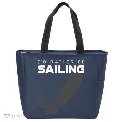 I'd Rather Be Sailing Vintage Sailing Tote Bag