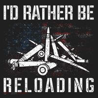 ID Rather Be Reloading Shooter Guns Ammo Hat thumb 2