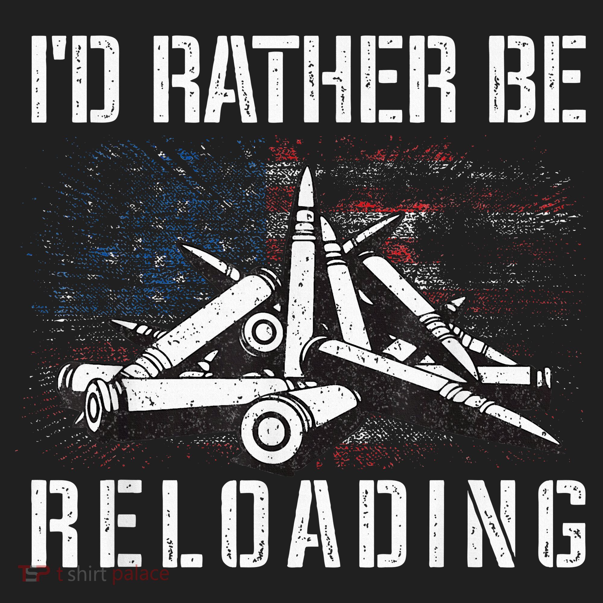 ID Rather Be Reloading Shooter Guns Ammo Hat