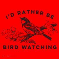 Id Rather Be Bird Watching Birding Nerd Gift Watcher Santa Hat thumb 1