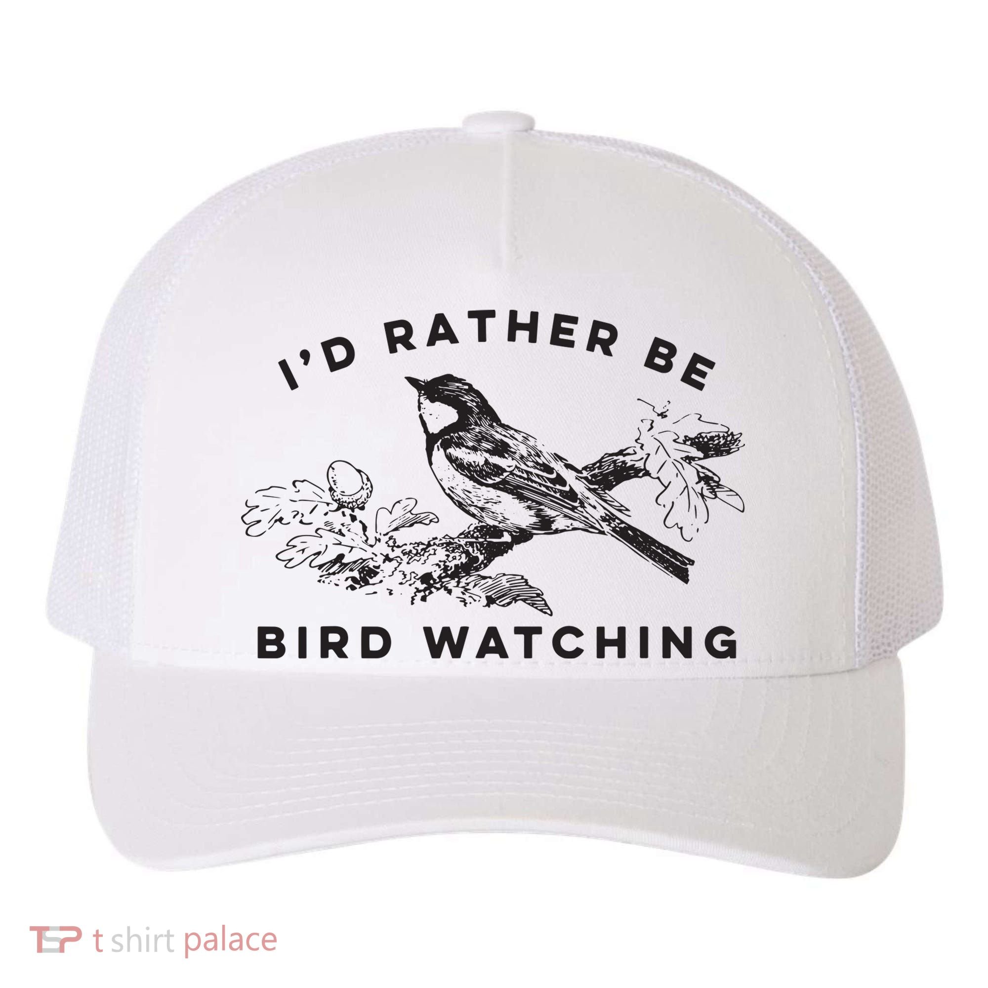 Id Rather Be Bird Watching Birding Nerd Gift Watcher Yupoong Adult 5-Panel Trucker Hat