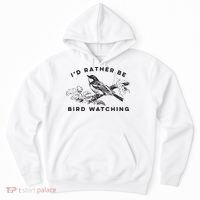 Id Rather Be Bird Watching Birding Nerd Gift Watcher Hoodie thumb 0