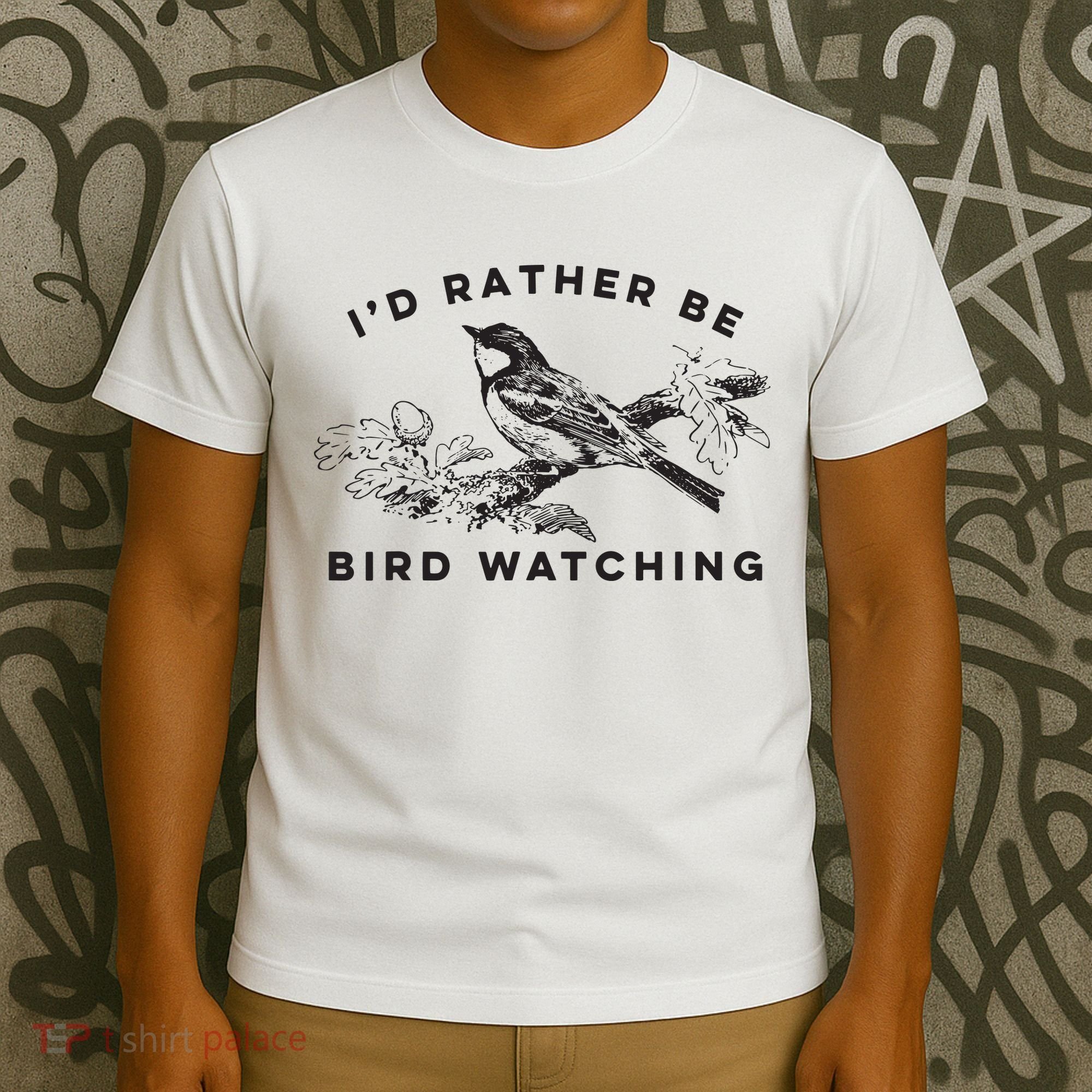 Id Rather Be Bird Watching Birding Nerd Gift Watcher T-Shirt