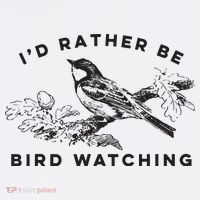 Id Rather Be Bird Watching Birding Nerd Gift Watcher Mousepad thumb 1