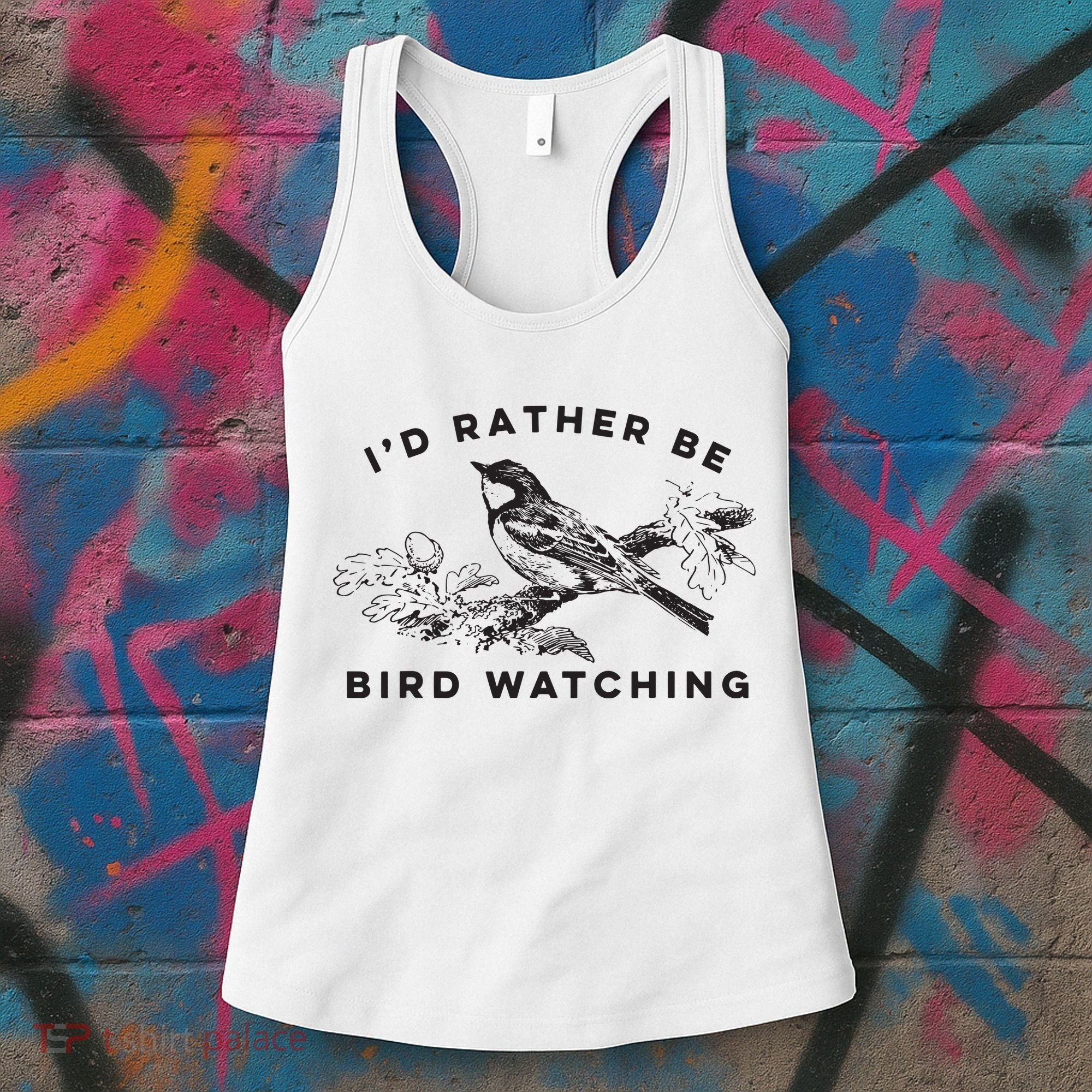 Id Rather Be Bird Watching Birding Nerd Gift Watcher Women's Tank Top