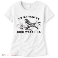 Id Rather Be Bird Watching Birding Nerd Gift Watcher Women's T-Shirt thumb 0