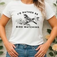 Id Rather Be Bird Watching Birding Nerd Gift Watcher Women's T-Shirt thumb 2