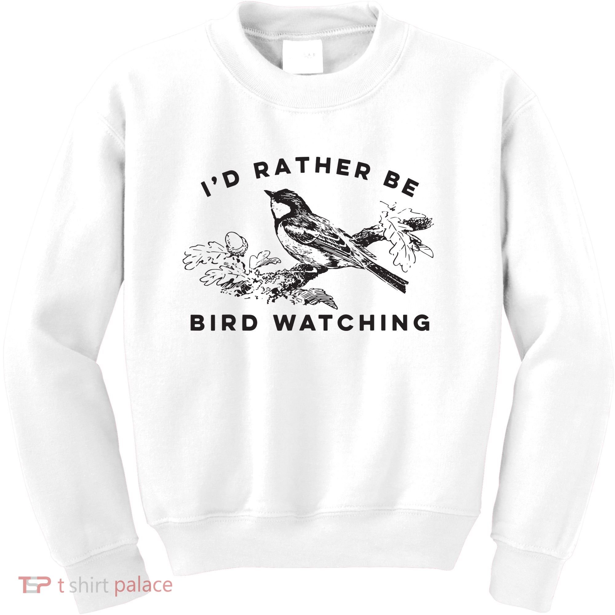 Id Rather Be Bird Watching Birding Nerd Gift Watcher Kids Sweatshirt