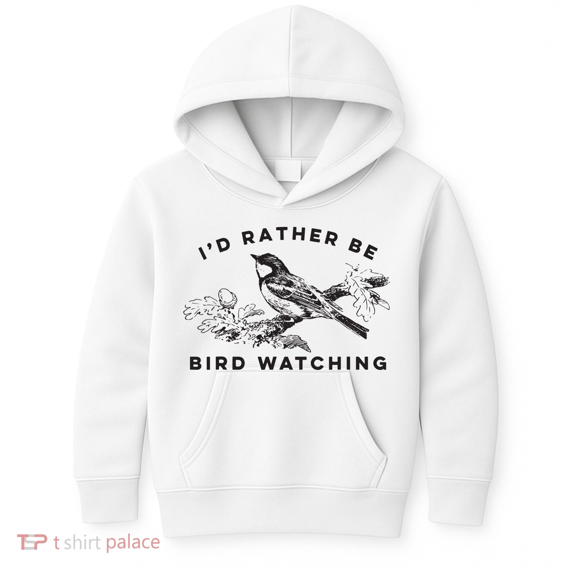 Id Rather Be Bird Watching Birding Nerd Gift Watcher Kids Hoodie